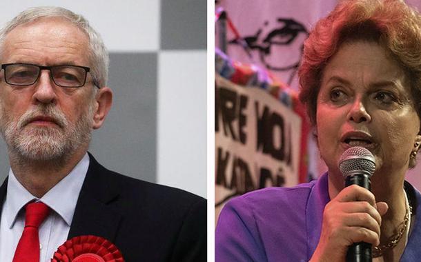 Jeremy Corbyn e Dilma Rousseff
