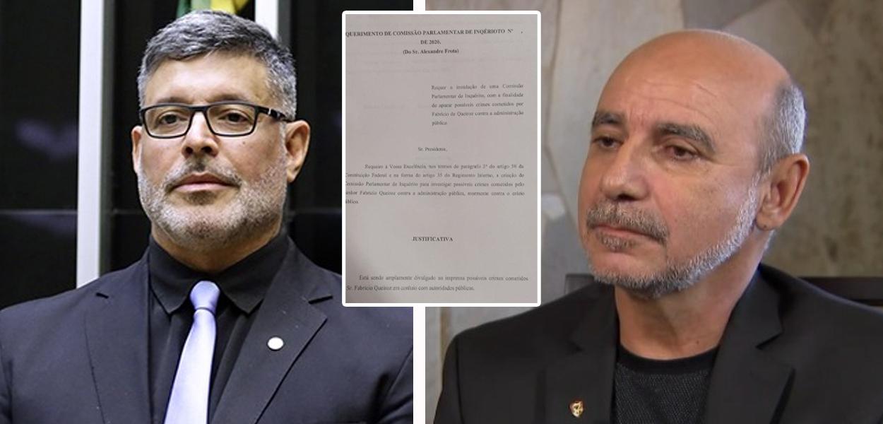 Alexandre Frota e Fabrício Queiroz