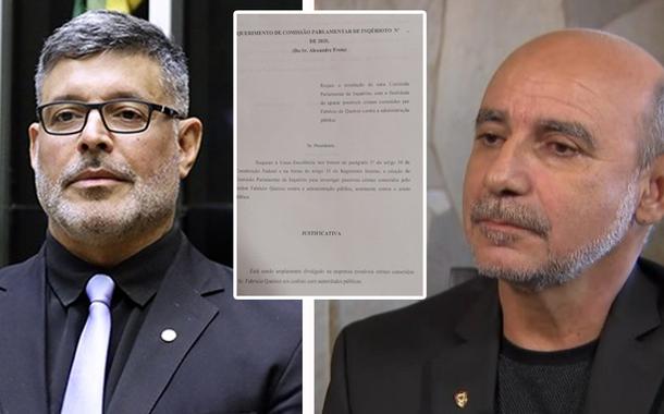 Alexandre Frota e Fabrício Queiroz