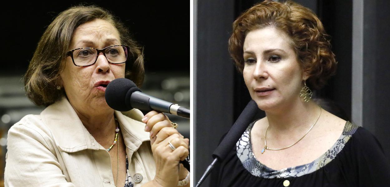 Lídice da Mata e Carla Zambelli