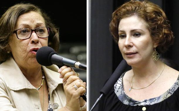 Lídice da Mata e Carla Zambelli