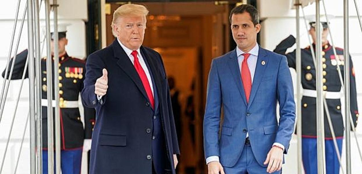 Donald Trump e Juan Guaidó