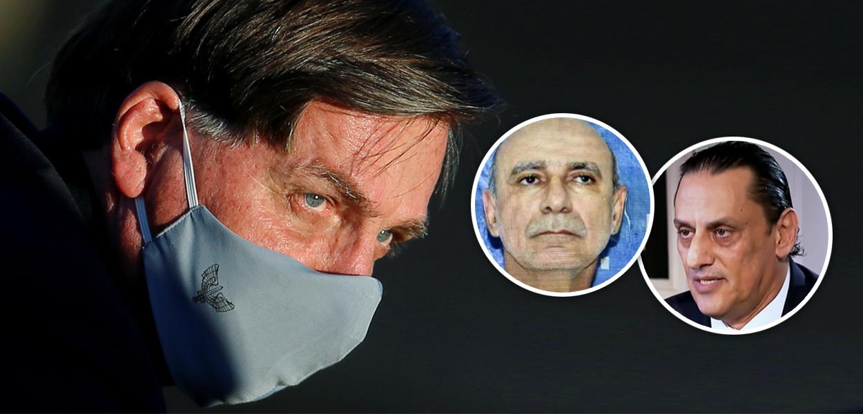 Jair Bolsonaro, Fabrício Queiroz e Frederick Wassef