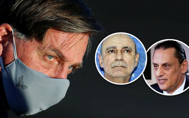 Jair Bolsonaro, Fabrício Queiroz e Frederick Wassef