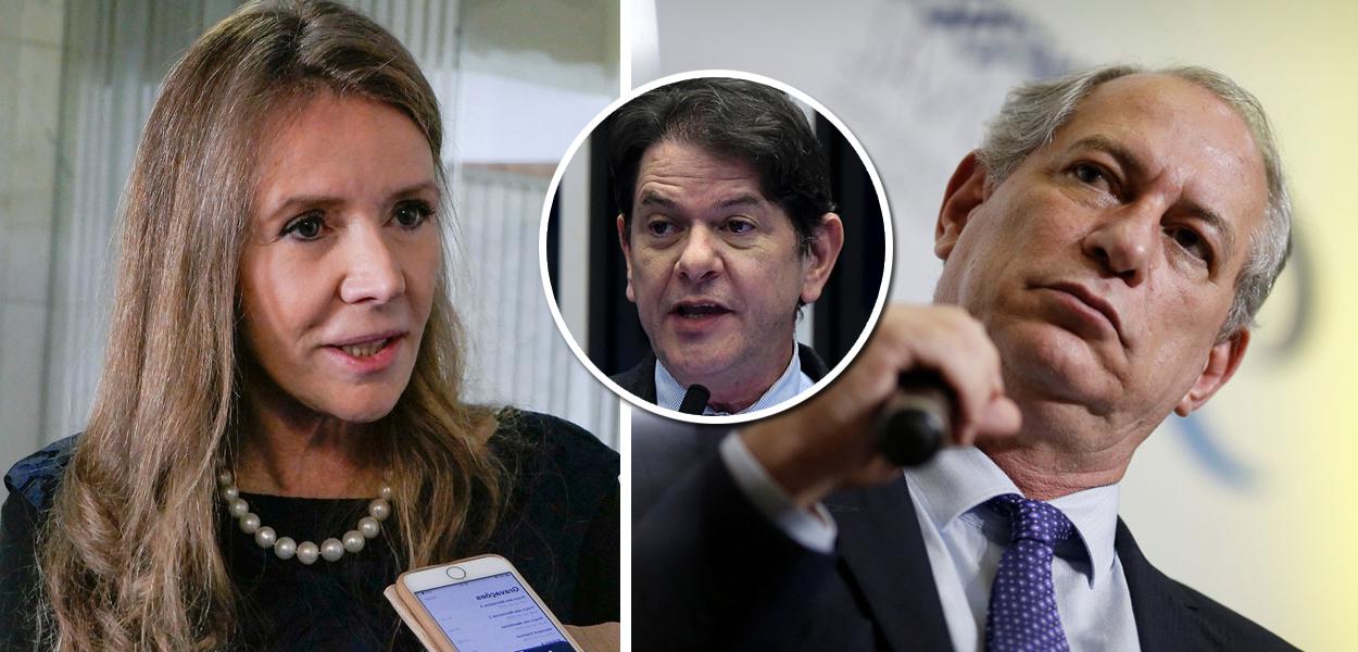 Vanessa Grazziotin, Cid Gomes e Ciro Gomes