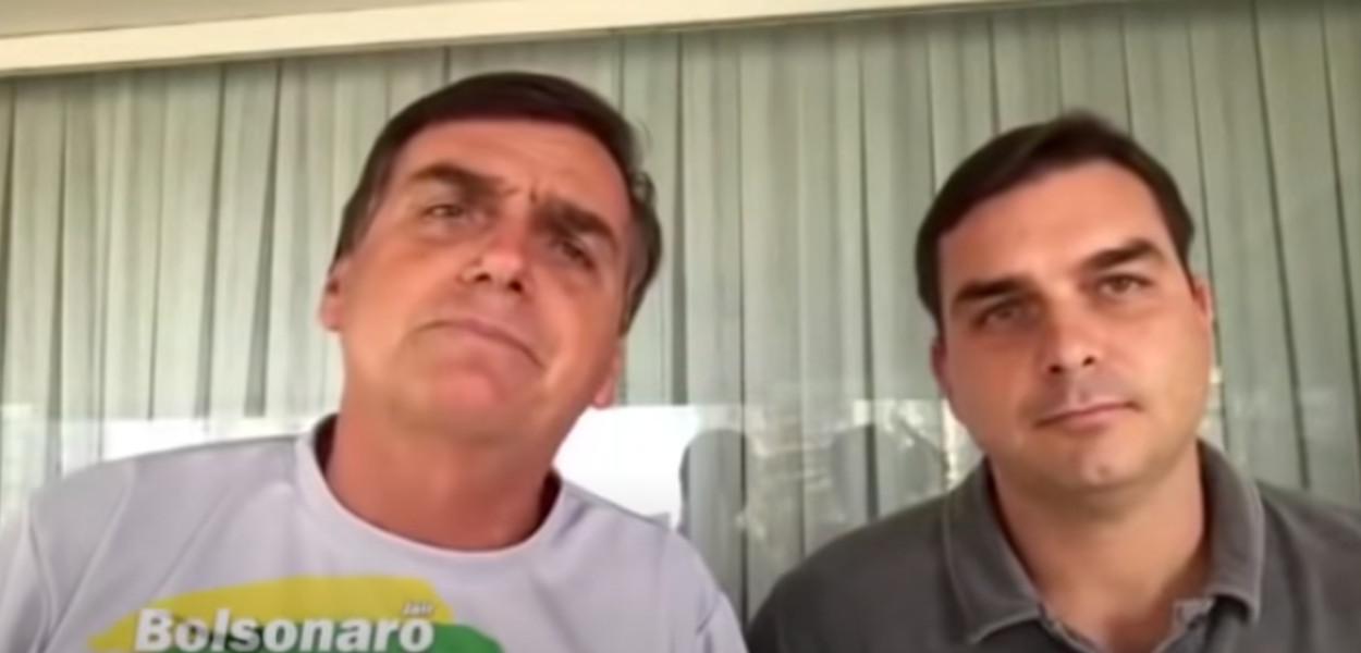 Jair e Flávio Bolsonaro