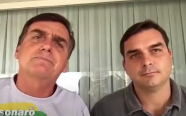 Jair e Flávio Bolsonaro