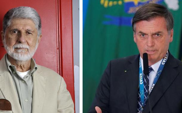 Celso Amorim e Jair Bolsonaro