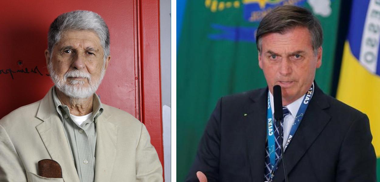 Celso Amorim e Jair Bolsonaro