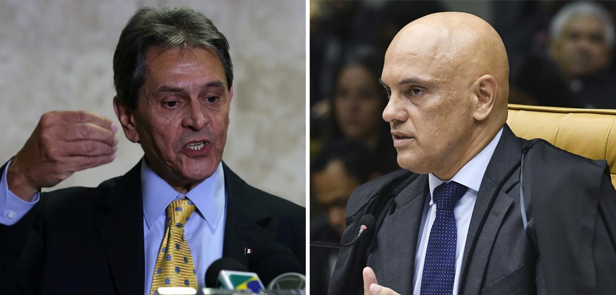 Roberto Jefferson e Alexandre de Moraes