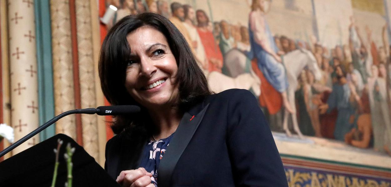 Prefeita de Paris, Anne Hidalgo, candidata à reeleição