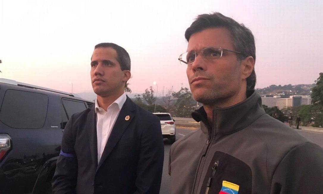 Juan Guaidó e Leopoldo López
