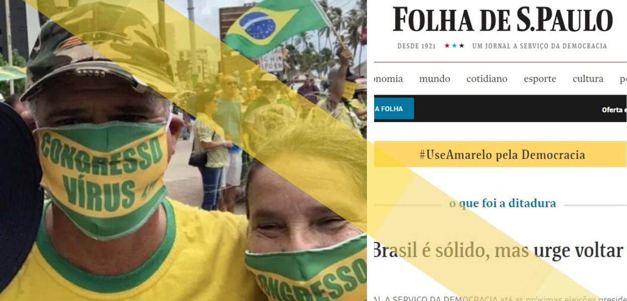 Folha e o amarelo