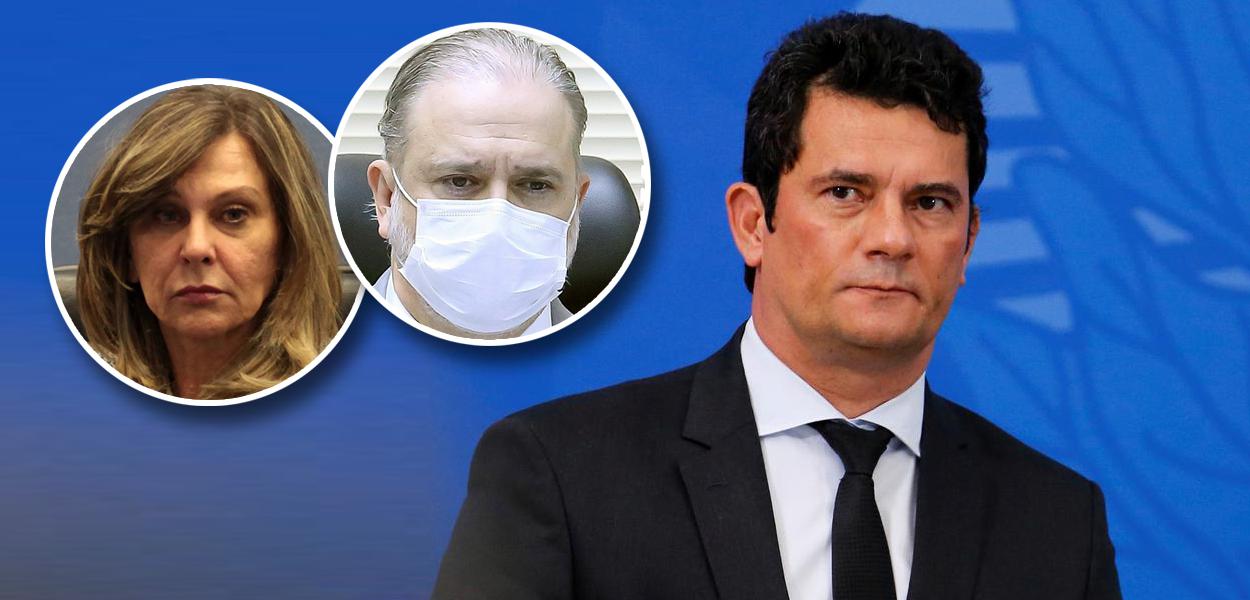 Lindora Araújo, Augusto Aras e Sérgio Moro