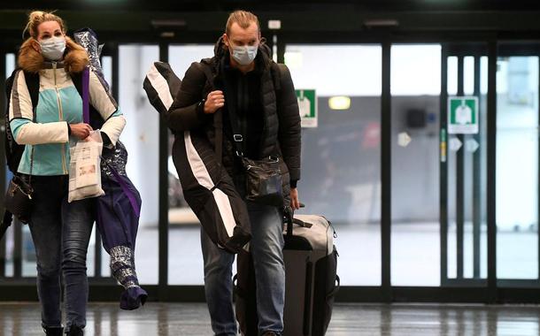 Aeroporto de Malpensa, perto de Milão, Itália