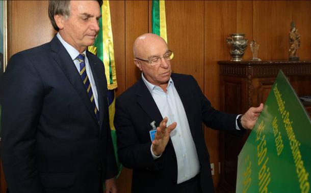 Salim Mattar e Jair Bolsonaro