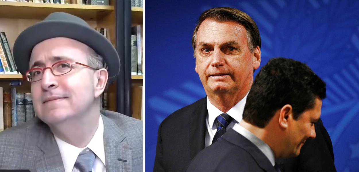 Reinaldo Azevedo, Jair Bolsonaro e Sérgio Moro