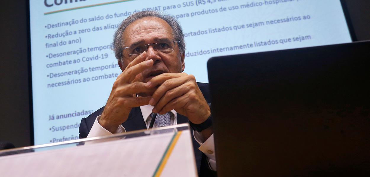 Paulo Guedes, ministro da Economia 16/03/2020