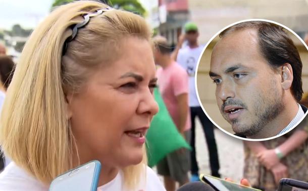 Ana Cristina Siqueira Valle e Carlos Bolsonaro