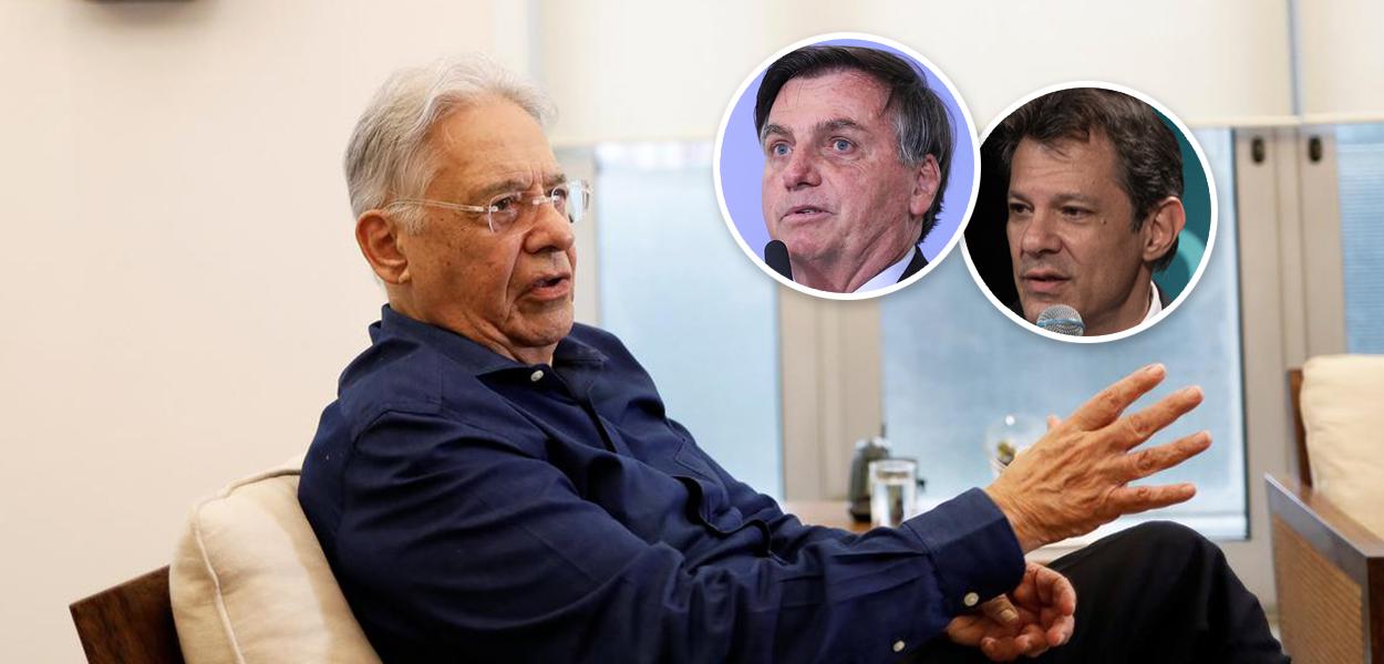 Fernando Henrique Cardoso, Jair Bolsonaro e Fernando Haddad