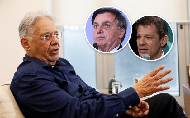 Fernando Henrique Cardoso, Jair Bolsonaro e Fernando Haddad