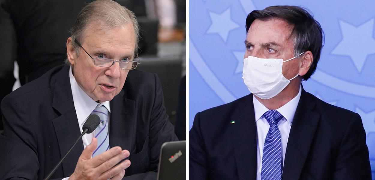Tasso Jereissati e Jair Bolsonaro