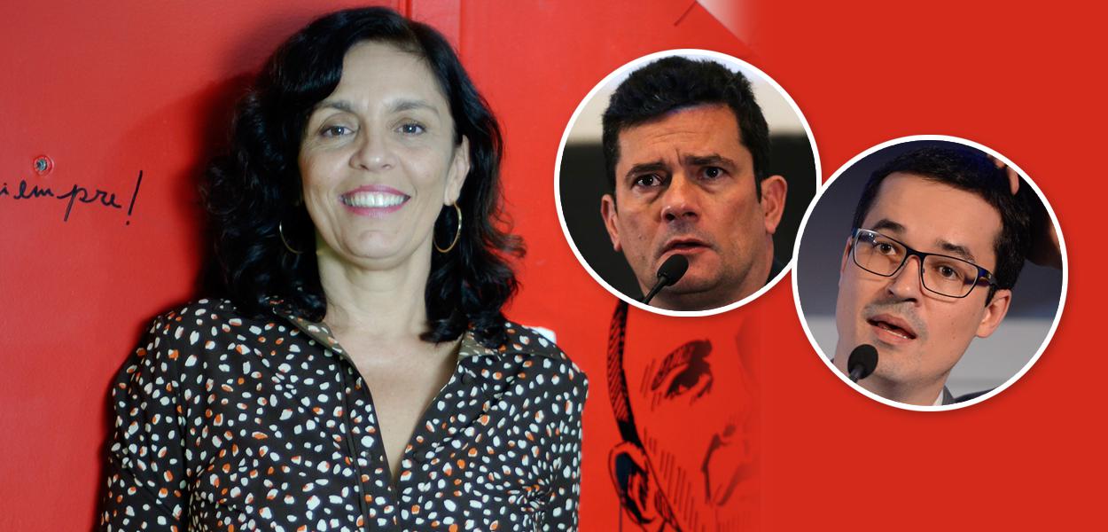 Cynara Menezes, Sérgio Moro e Deltan Dallagnol