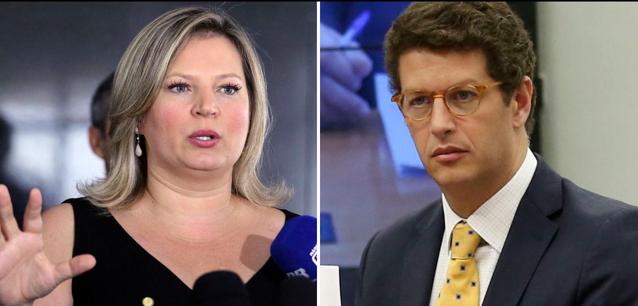 Joice Hasselmann e Ricardo Salles