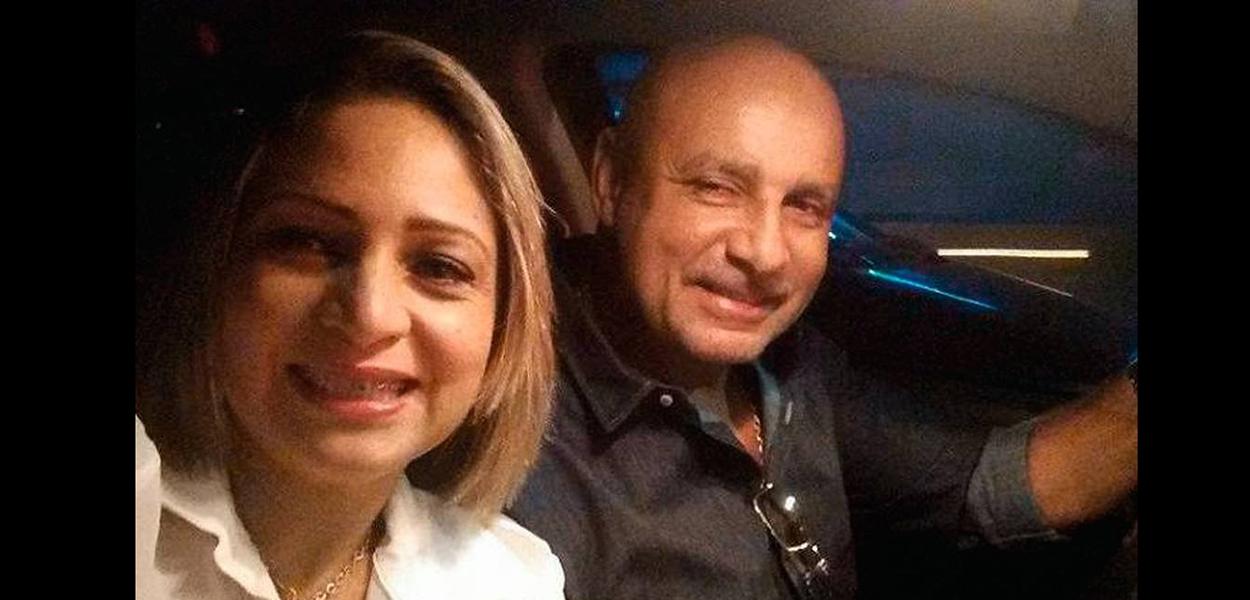 Márcia Aguiar e Fabrício Queiroz