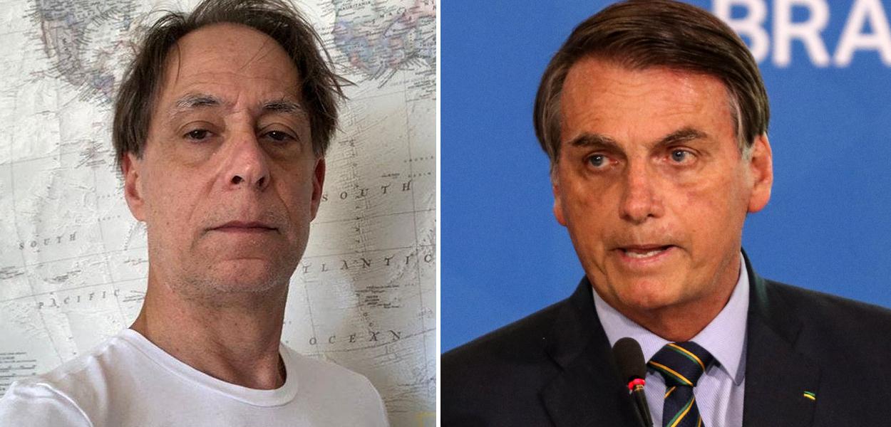 Pedro Cardoso e Jair Bolsonaro