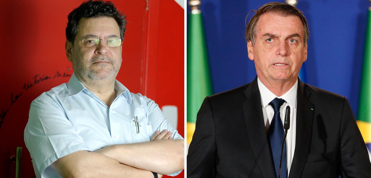 Rui Costa Pimenta e Jair Bolsonaro