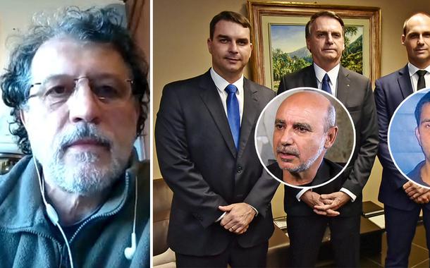Jeferson Miola, Flávio, Jair, Eduardo e Carlos Bolsonaro, Fabrício Queiroz e Adriano da Nóbrega