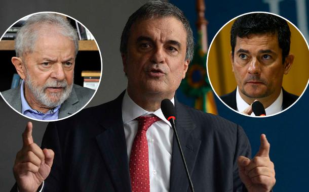 Lula, José Eduardo Cardozo e Sergio Moro