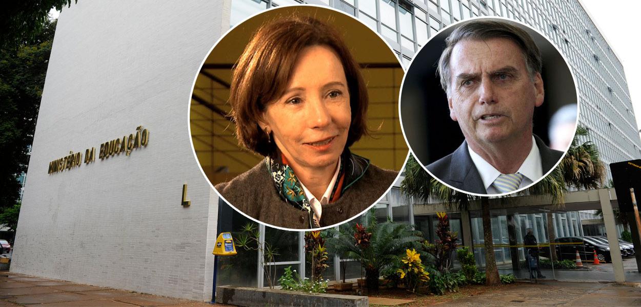 Maria Amália Pie Abib Andery e Jair Bolsonaro