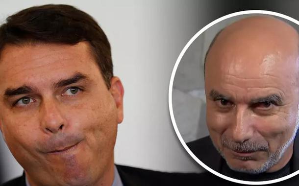 Flávio Bolsonaro e Fabrício Queiroz