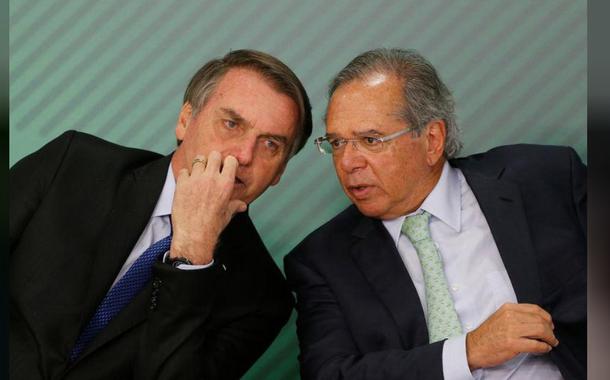 Jair Bolsonaro e Paulo Guedes