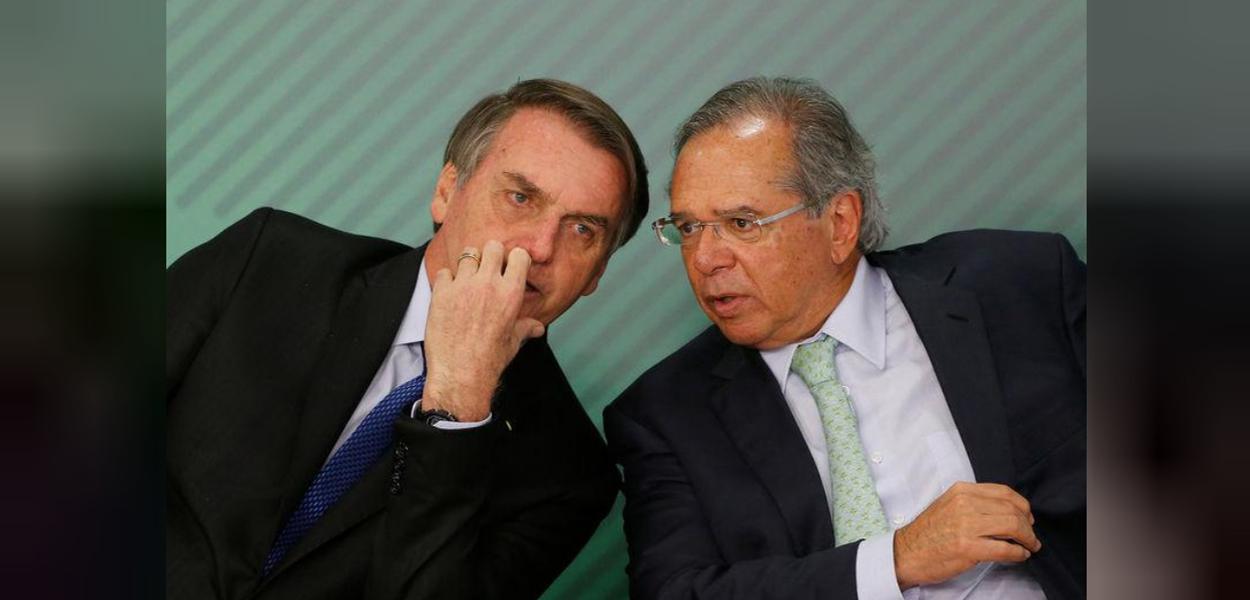 Jair Bolsonaro e Paulo Guedes