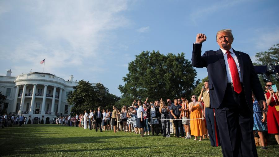 Trump dá festa na Casa Branca pelo 4 de Julho