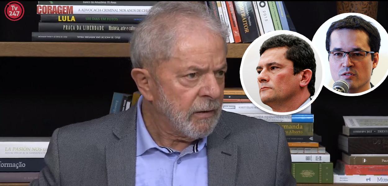 Lula, Moro e Dallagnol.