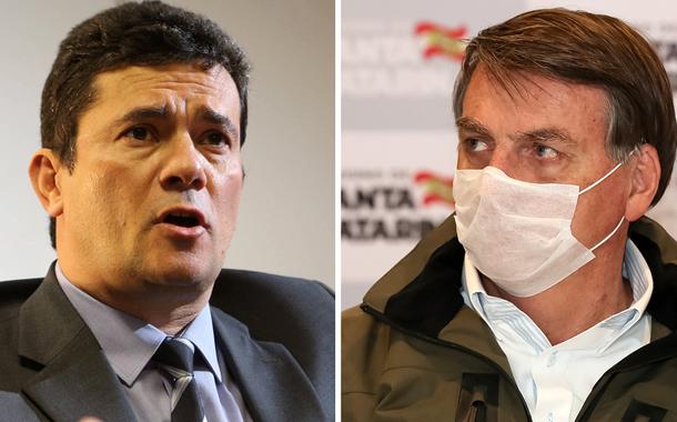 Sérgio Moro e Jair Bolsonaro