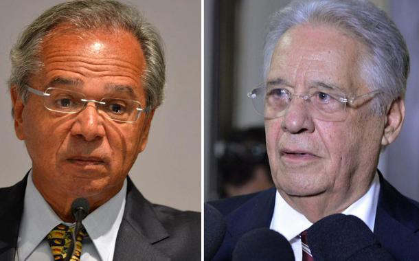Paulo Guedes e Fernando Henrique Cardoso
