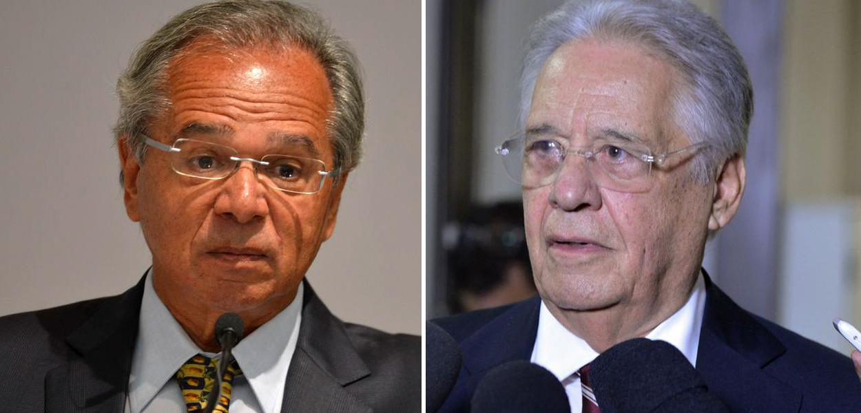 Paulo Guedes e Fernando Henrique Cardoso