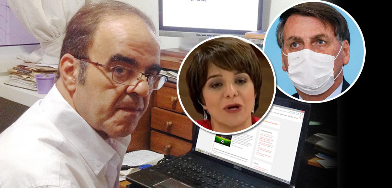 Marcelo Auler, Vera Magalhães e Jair Bolsonaro