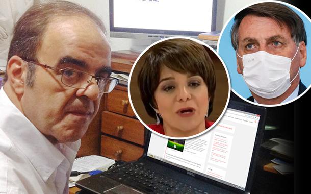 Marcelo Auler, Vera Magalhães e Jair Bolsonaro