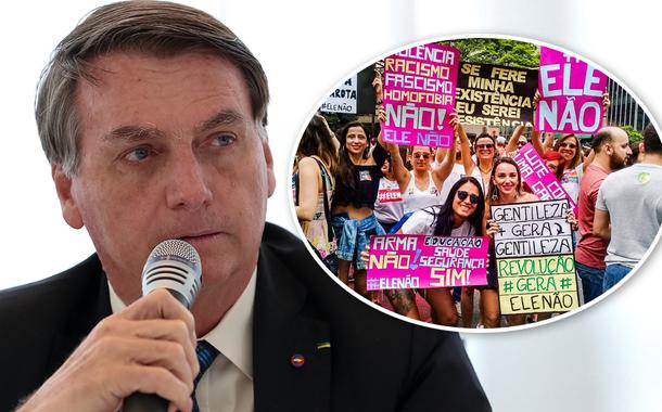 Jair Bolsonaro e manifestação contra ele
