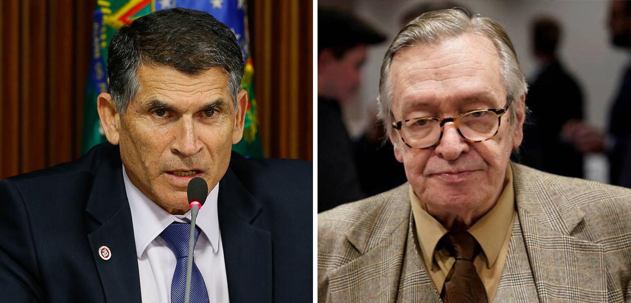 General Santos Cruz e Olavo de Carvalho