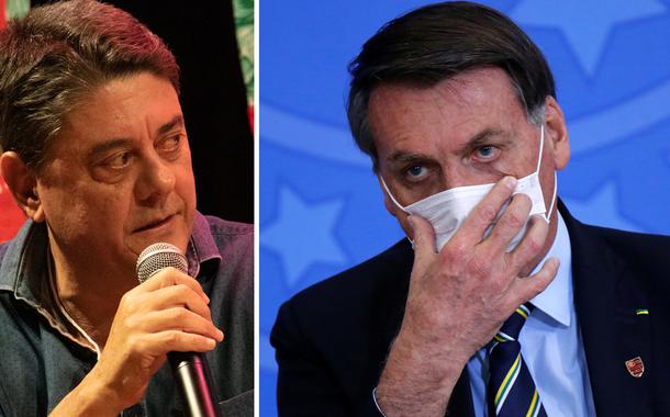 Wadih Damous e Jair Bolsonaro