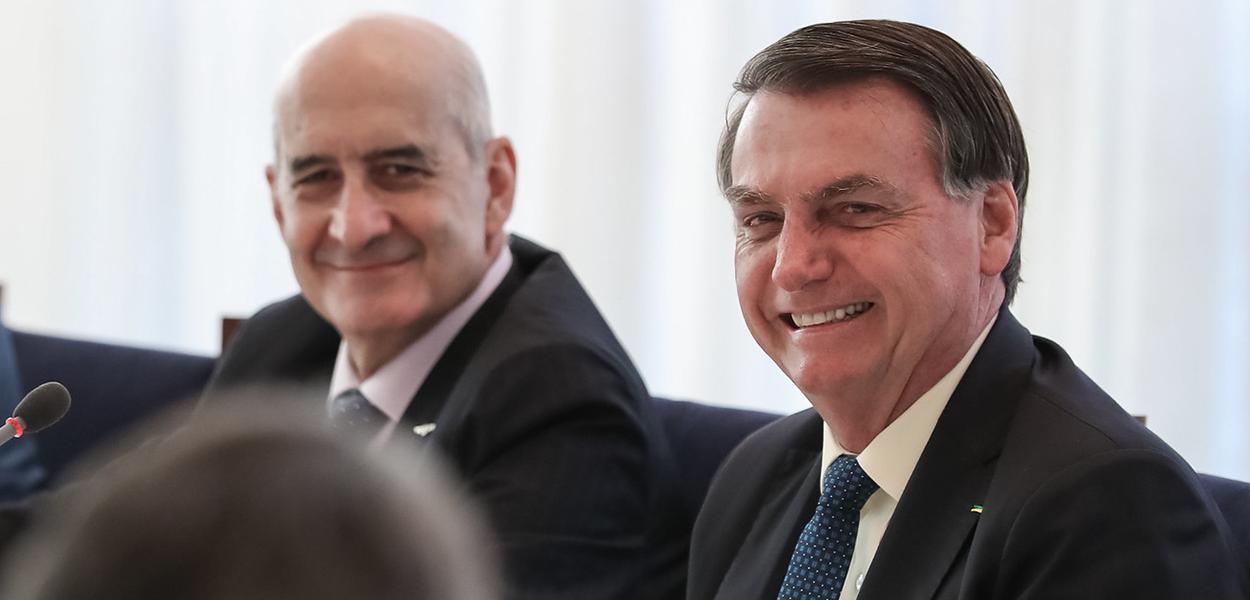 Luiz Eduardo Ramos e Jair Bolsonaro