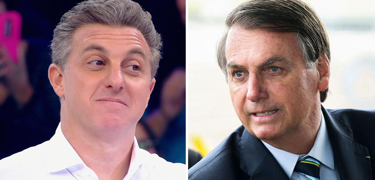 Luciano Huck e Jair Bolsonaro