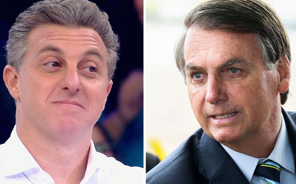 Luciano Huck e Jair Bolsonaro